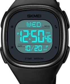 Fashion Multifunction Digital Outdoor Sport Wrist Watches for Women Waterproof Alarm Watches