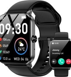 Smart Watch, 1.85″ HD Smartwatch , Fitness Watch with 120+ Sport Modes, Waterproof, Heart Rate