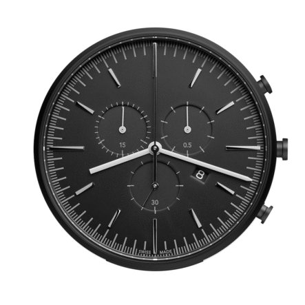 M42 PreciDrive chronograph watch in PVD black