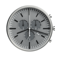 M42 PreciDrive chronograph watch in brushed steel