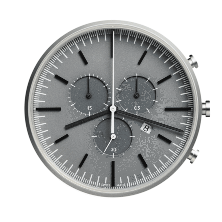 M42 PreciDrive chronograph watch in brushed steel