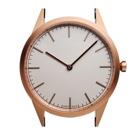 C35 Men’s two-hand watch in PVD rose gold