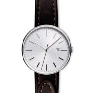 M40 PreciDrive date watch in brushed steel - Image 11
